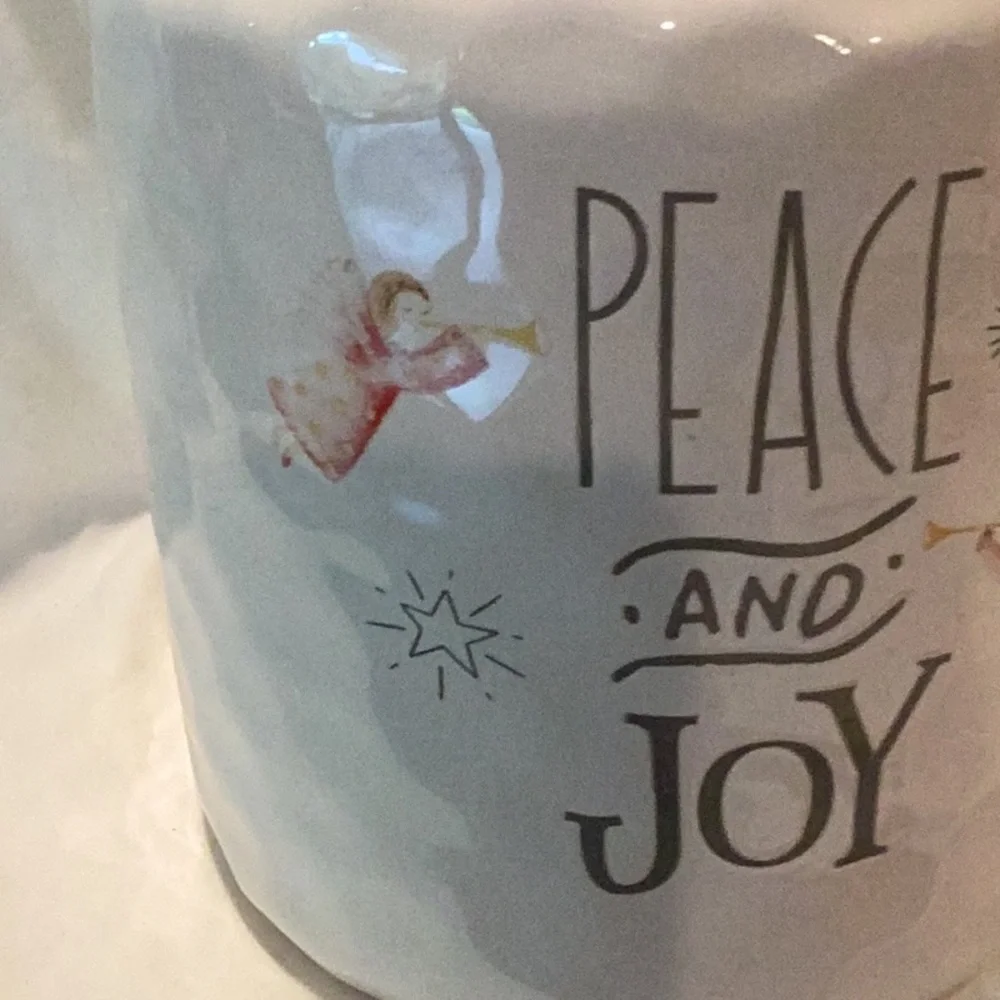 Peace and Joy Christmas Canister